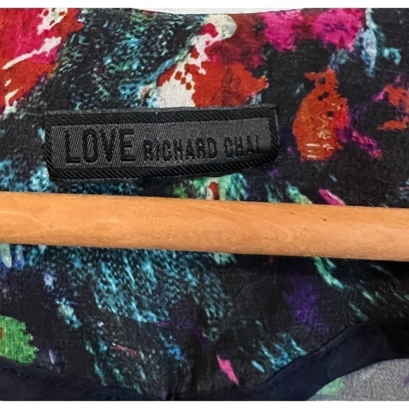 Love Richard Chai Blouse Popover Abstract Art To Wear Contemporary - Picture 4 of 4